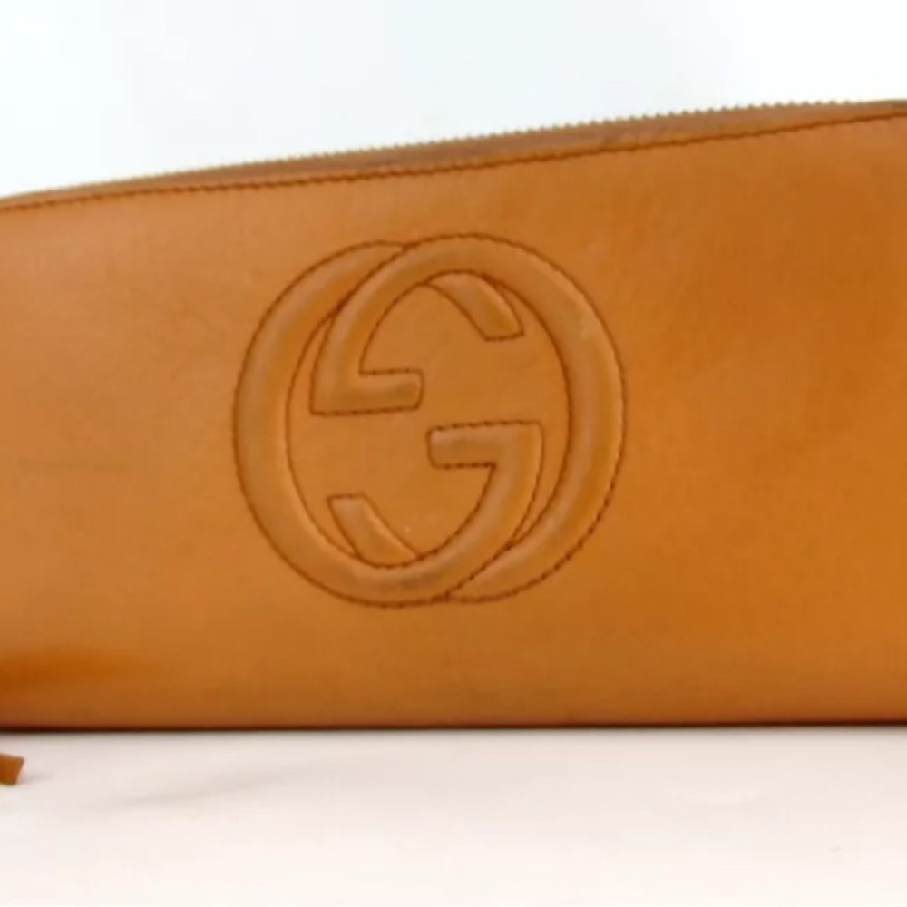 GUCCI 308004・478442 Soho Interlocking G Zip Around purse